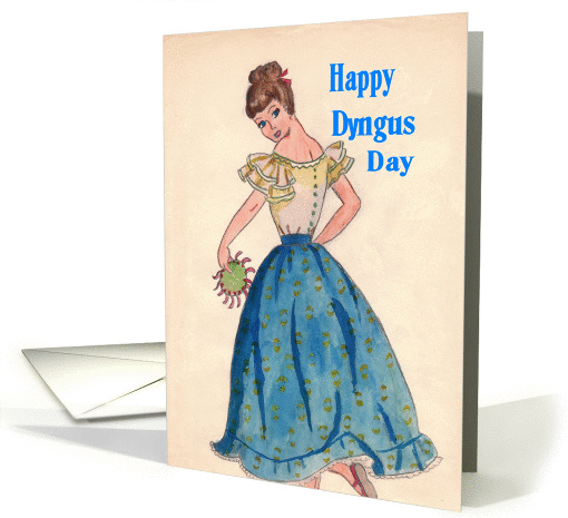Dyngus Day, Retro, Polish Dancer card (589675)