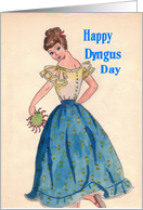 Dyngus Day, Retro, Polish Dancer card