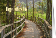 Father’s Day Nature Walk Father in Law card