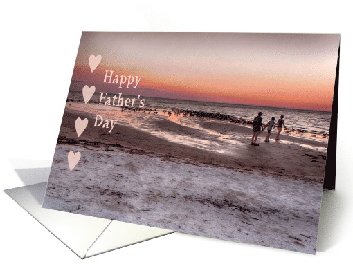Father's Day Sunset and Hearts card (597526)