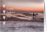 Father’s Day Sunset and Hearts card