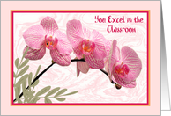 Teacher Appreciation Day, General, Orchids card