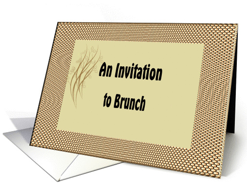 Invitation to Brunch to Celebrate 1st year College Son card (669994)