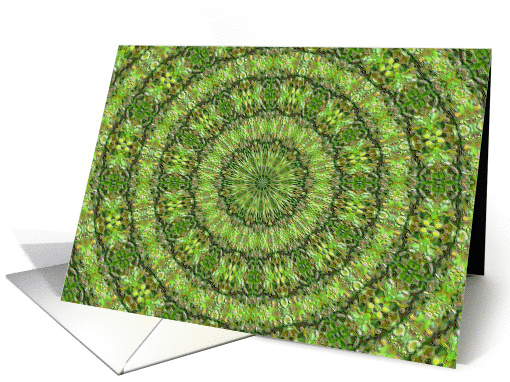Cheerful Note Card for Friend, Kaleidoscope Digital Design... (816579)