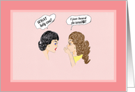 Birthday Humor, 60th, Hand Drawn card