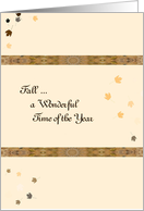 Fall, The Season We Met, Anniversary card