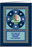 Thank You to Person Serving our Country, Add Your Own Photo card