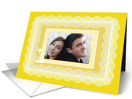 Elopement Announcement, Add your own Photograph. Photo card (874119)
