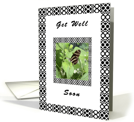 Get Well Soon from Group, Butterfly card (916197)