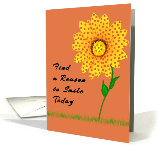 Thinking of You with Yellow Polka Dot Daisies card (958291)