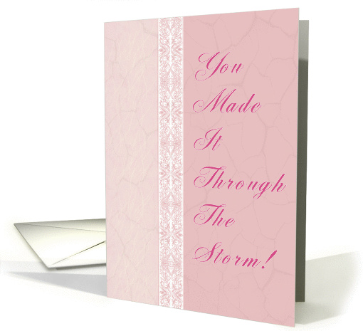 Concern Because of Storm, Various Pinks card (980981)