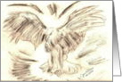 Artwork - Bald Eagle in Flight card