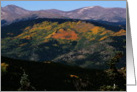 Fall Colors - Colorado Mountain Range card