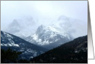 Colorado - Snowing in the Rocky Mountains card