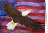 Bald Eagle - Spirit of America Painting card