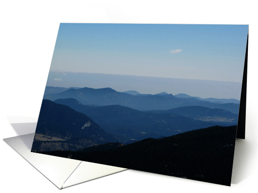 Colorado Mountain Range card (767505)