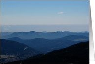 Colorado Mountain Range card