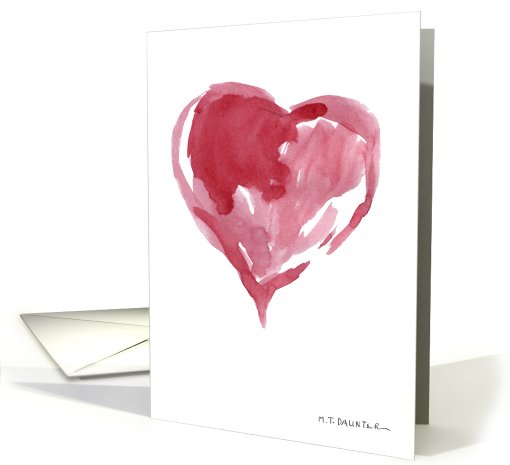 Heart Happy Anniversary card (405920)