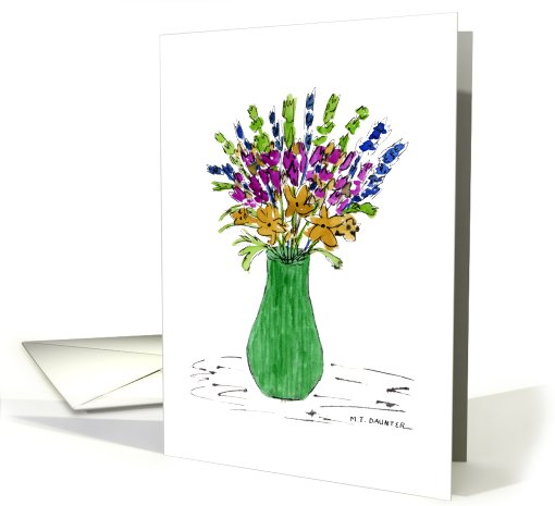 Flower Vase card (405940)