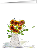 Sunflower Bouquet card