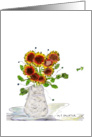 Sunflower Bouquet card