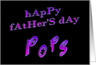 Happy Father’s Day Pops card