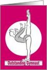 Gymnastics Card great performance card