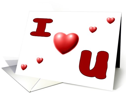 Valentines Day card I love you card (552266)