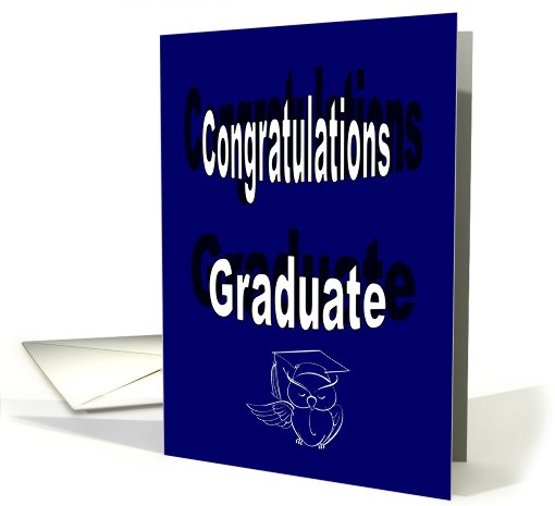 Graduation Congratulations Graduate card (557833)