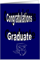 Graduation Congratulations Graduate card