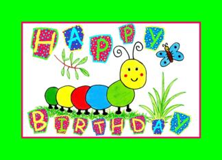 Caterpillar Birthday...