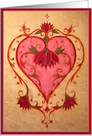 Embellished Heart 3 card