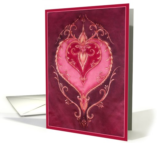 Embellished Heart 4 card (404575)