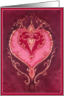 Embellished Heart 4 card