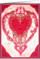 Embellished Heart 5 card