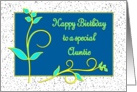 Happy Birthday Auntie Flowers card