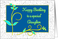 Happy Birthday Daughter Flowers card