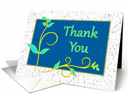 Thank You Flowers card (1217762)