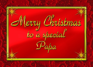 Merry Christmas Papa...