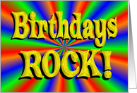 Happy Birthday Bright Colors card