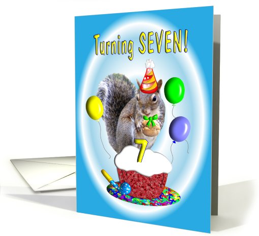 Birthday Boy Seven Years Old card (400488)