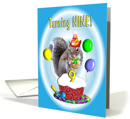 Birthday Boy Nine Years Old card (400495)