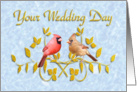 Wedding Day Cardinals card