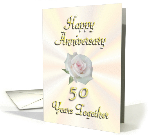 Happy 50th Anniversary card (431700)