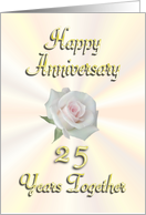 Happy 25th Anniversary card