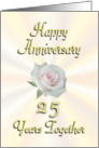 Happy 25th Anniversary card