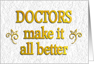 Doctor Thank You card