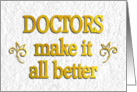 Doctor Thank You card