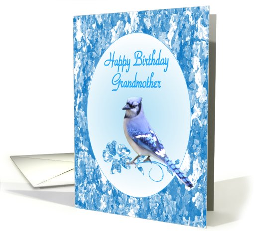Grandmother Birthday, Blue Jay card (435654)