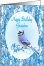 Grandma Birthday, Blue Jay card